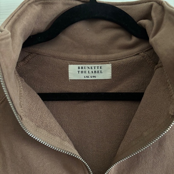 Brunette The Label Big Sister 1/2 Zip - Picture 3 of 4